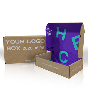 Recyclable Kraft Custom Mailer Box for Clothing Shoes Cardboard Box