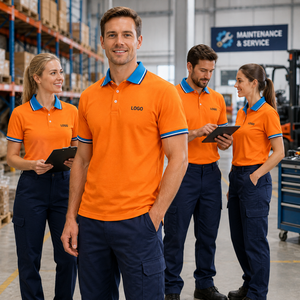 Custom 220GSM Poly Cotton Work Polo Shirt