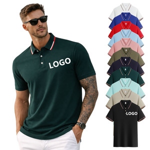 Unisex Work Polo T-Shirt Custom Embroidered Brand Logo Mens Blank Business Class Polo Shirts