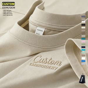 Low Price Corporate Promotional T-Shirts Oversized Short Sleeve Work Bulk Custom Embroidery