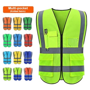 Hi Vis Construction Work Reflective Workwear Safety Vest