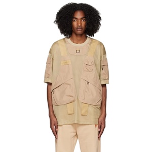 OEM Wholesale Loose Fit Multi-Pocket Cargo T-Shirt