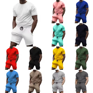 Summer Men's Lightweight Sporty Casual Shorts Set