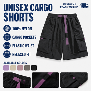 MA8058 OEM Custom Private Label Unisex Cargo Shorts